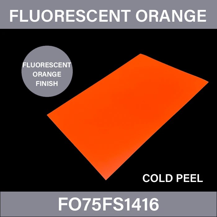 Fluorescencinis oranžinis DTF perdavimo lapas